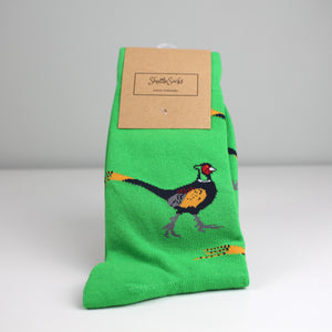 Green Pheasant Socks